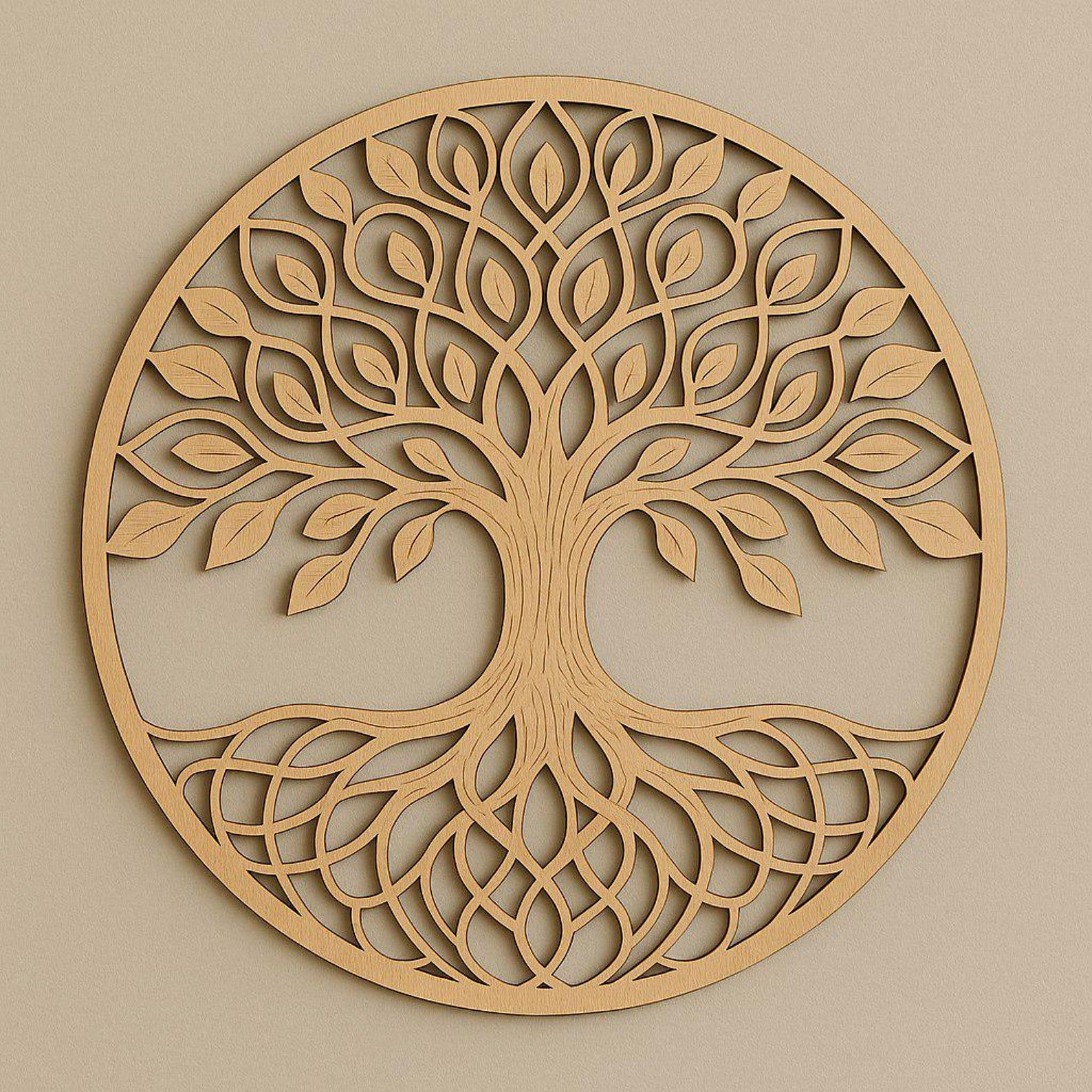 ARBOL DE LA VIDA - ARCHIVO DIGITAL PARA CORTE LASER